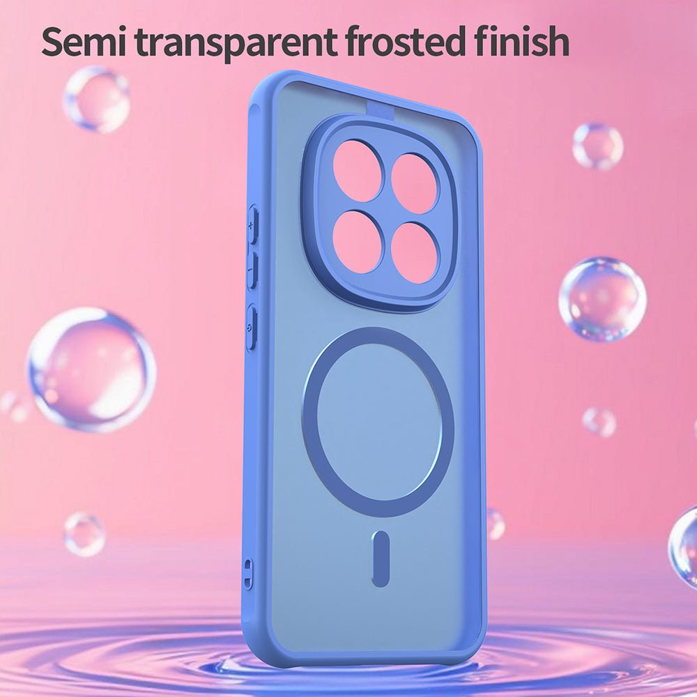 Techsuit Xiaomi Redmi Note 15 Pro Plus 5G / Poco M8 Pro 5G - Σκληρή Θήκη με Πλαίσιο Σιλικόνης και MagSafe - HaloFrost II MagSafe - Sky Blue