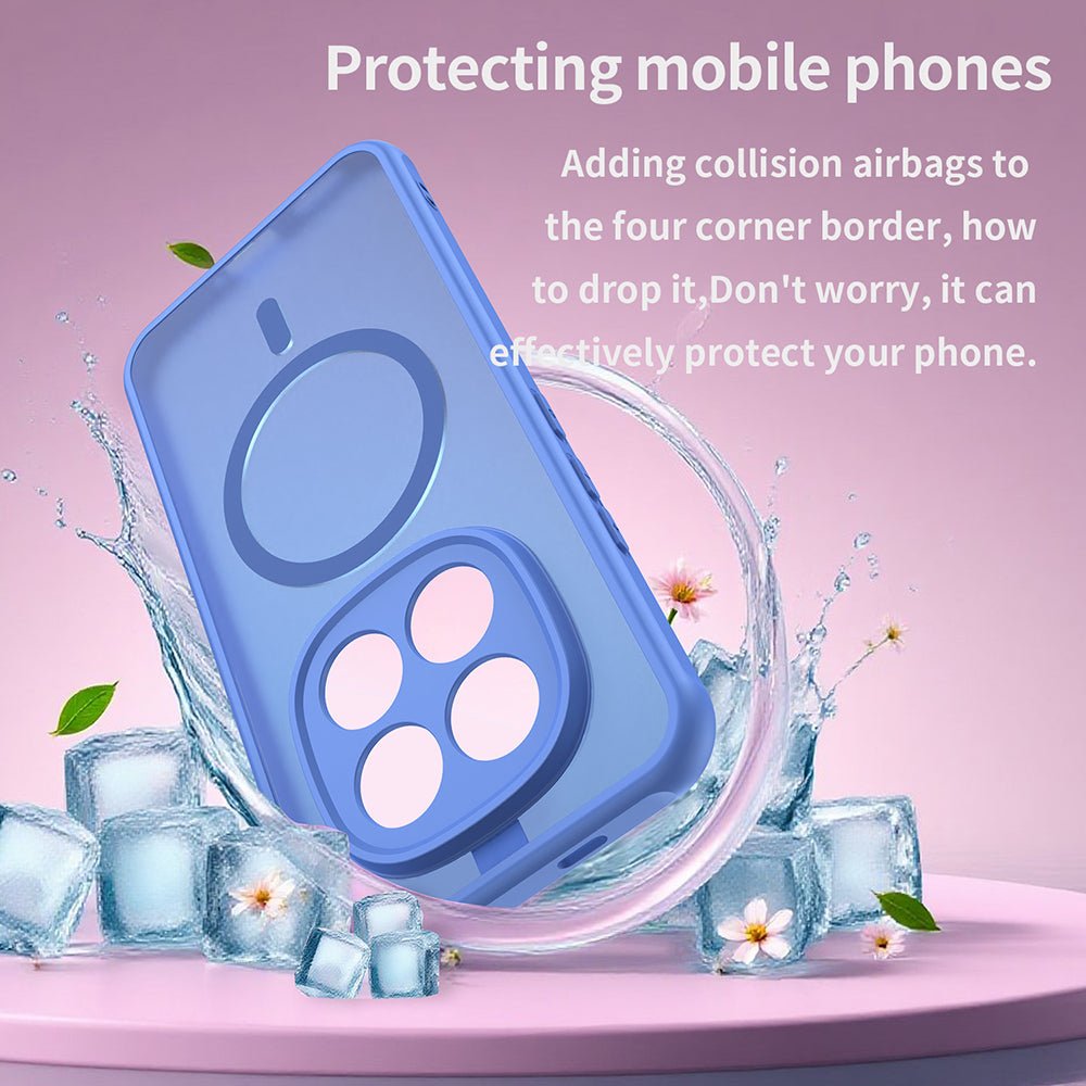 Techsuit Xiaomi Redmi Note 15 Pro Plus 5G / Poco M8 Pro 5G - Σκληρή Θήκη με Πλαίσιο Σιλικόνης και MagSafe - HaloFrost II MagSafe - Sky Blue