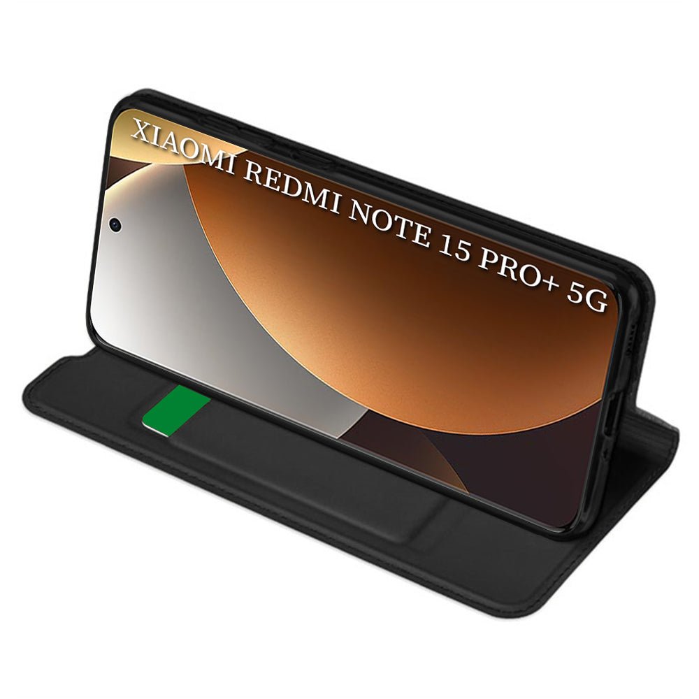 Techsuit Xiaomi Redmi Note 15 Pro Plus 5G / Poco M8 Pro 5G - Θήκη Βιβλίο - Magskin Book - Black