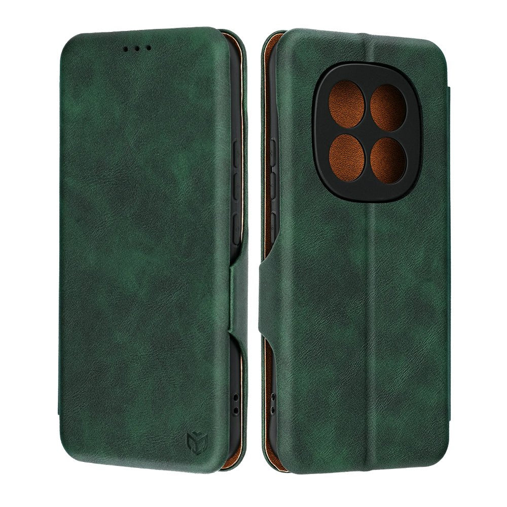 Techsuit Xiaomi Redmi Note 15 Pro Plus 5G / Poco M8 Pro 5G - Θήκη Βιβλίο - Safe Wallet Plus - Green