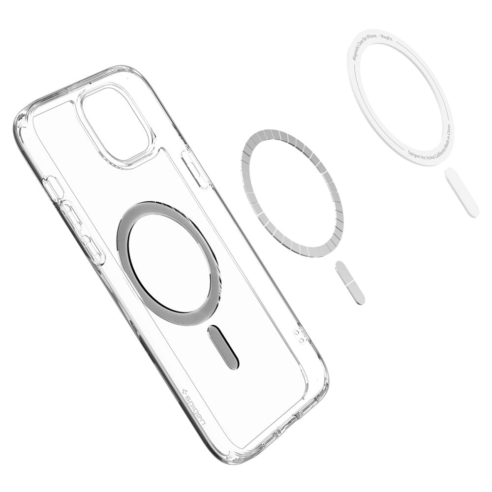 Spigen iPhone 15 Plus Ultra Hybrid Mag Σκληρή Θήκη με Πλαίσιο Σιλικόνης Και MagSafe - Black