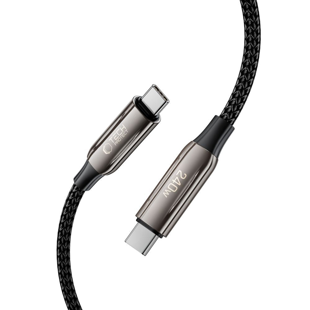Tech - Protect UB10T UltraBoost PD240W QC4.0 - Καλώδιο Δεδομένων και Φόρτισης Type - C to Type - C - 2m - Black