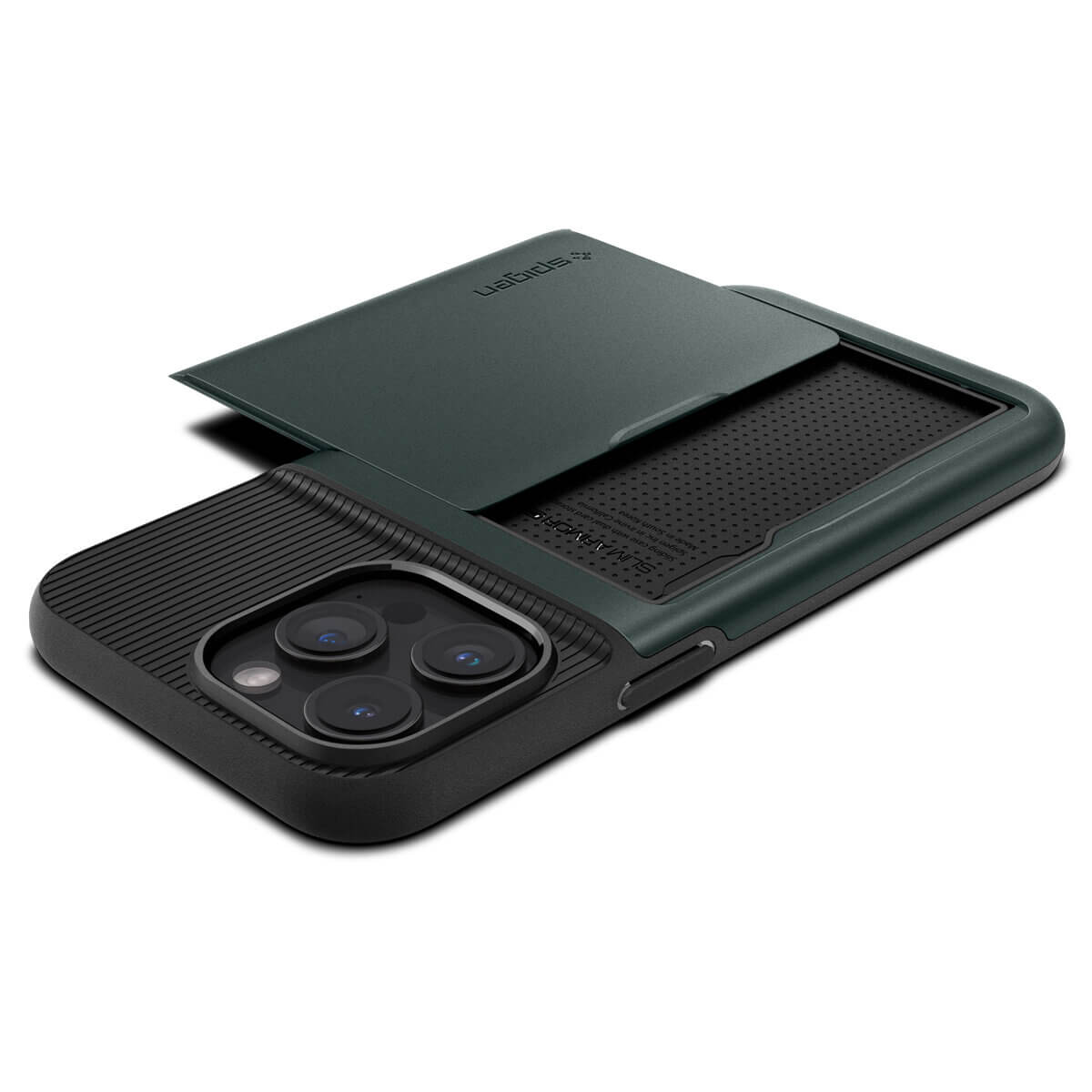 Spigen iPhone 15 Pro Max Slim Armor CS Σκληρή Θήκη - Abyss Green