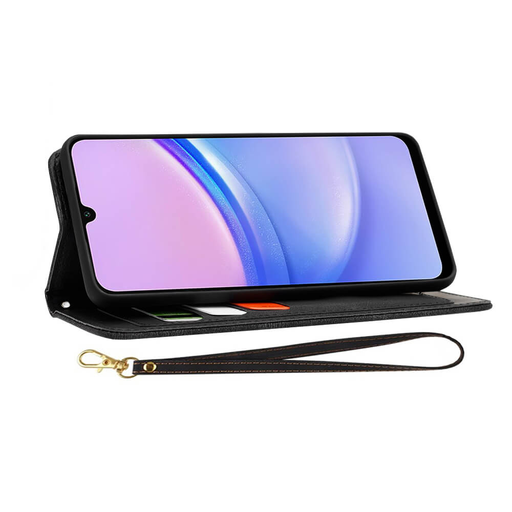 Techsuit Samsung Galaxy A15 4G / A15 5G - FlipCraft - Θήκη Πορτοφόλι από Δερματίνη - Flowers of the Dawn