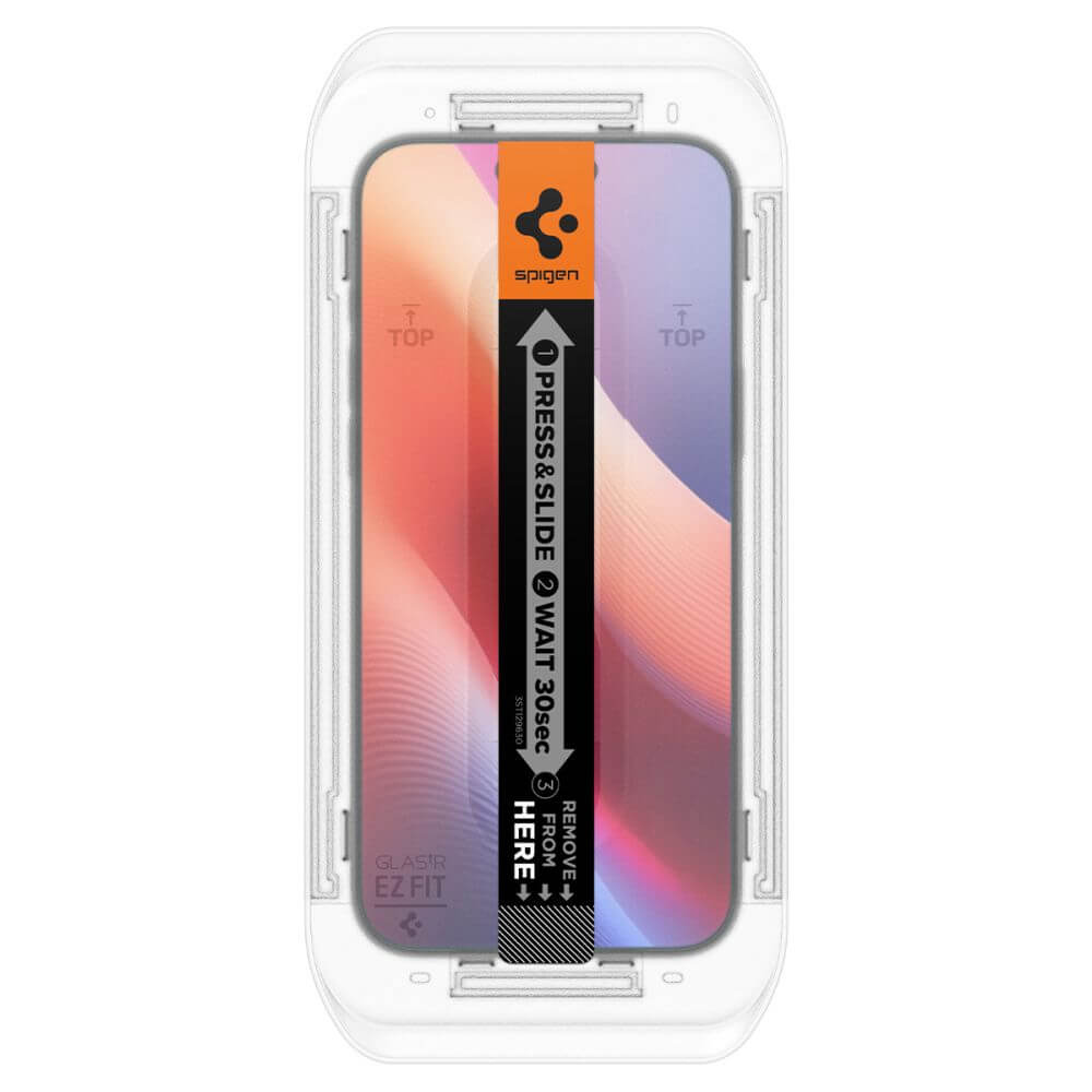 Spigen iPhone 16 Pro / iPhone 17 / iPhone 17 Pro Glas.TR EZ Fit 9H Αντιχαρακτικό Γυαλί Οθόνης - 2 Τεμάχια - Clear - AGL07928