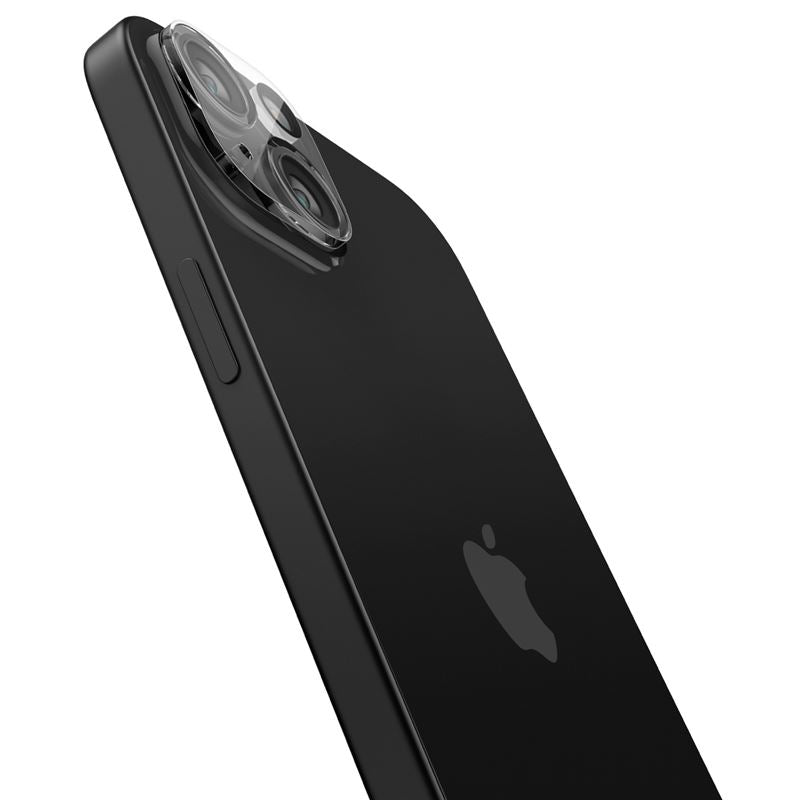 Spigen iPhone 15 / 15 Plus Aparatu Optik.TR Αντιχαρακτικό Γυαλί για την Κάμερα - 2 Τεμάχια - Διάφανο