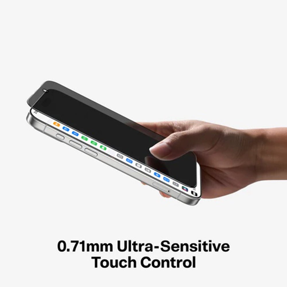 Torras iPhone 17 Pro Max - Full Screen Αντιχαρακτικό Γυαλί Οθόνης - GlassGo Install Master - Privacy