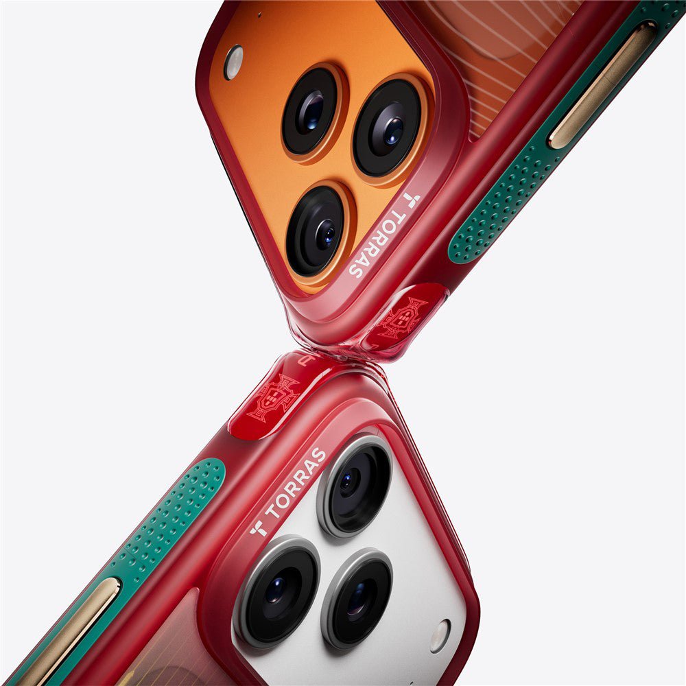Torras iPhone 17 Pro - Σκληρή θήκη με Περιστρεφόμενο Stand / MagSafe - Ostand O3 Air Series - Wave of Passion