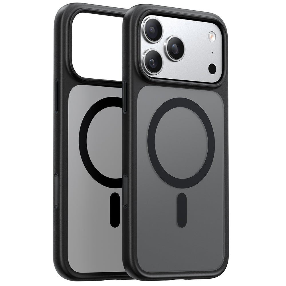 Torras iPhone 17 Pro - Σκληρή Θήκη με Πλαίσιο Σιλικόνης και MagSafe - Guardian Magnetic Series - Black