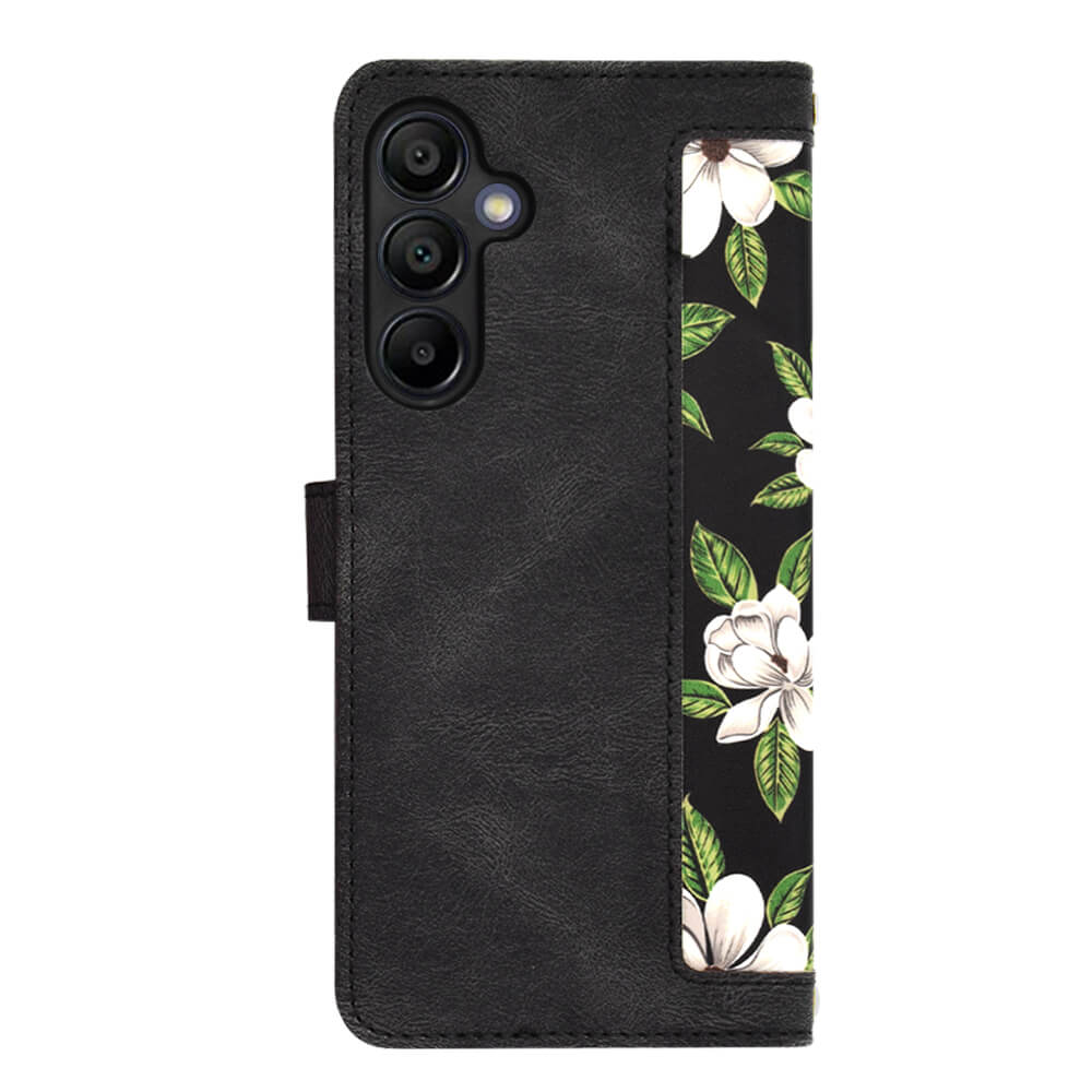Techsuit Samsung Galaxy A15 4G / A15 5G - FlipCraft - Θήκη Πορτοφόλι από Δερματίνη - Flowers of the Dawn