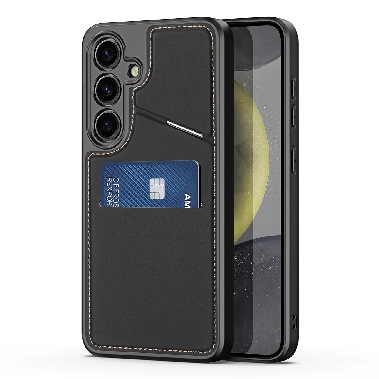 Dux Ducis Samsung Galaxy S24+ Rafi II Mag Anti - RFID Θήκη με Υποδοχή για Κάρτες / Stand και MagSafe - Black