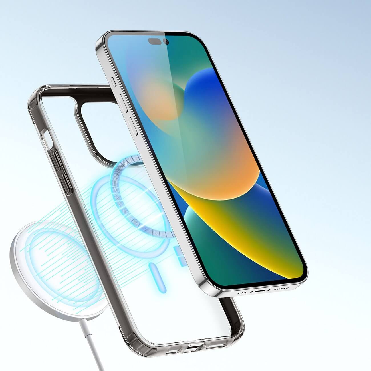 Dux Ducis iPhone 14 Pro Clin2 Θήκη με MagSafe - Διάφανη / Grey