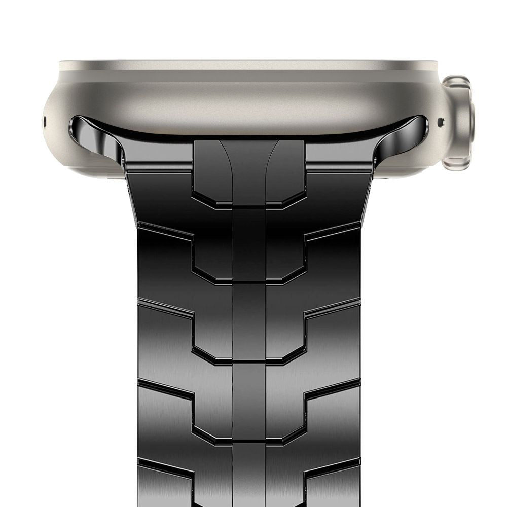 Tech - Protect Λουράκι Apple Watch 8/9/10/11 - SE (1/2/3) - Ultra (1/2/3) – 44/45/46/49mm Stainless Line από Ανοξείδωτο Ατσάλι - Black