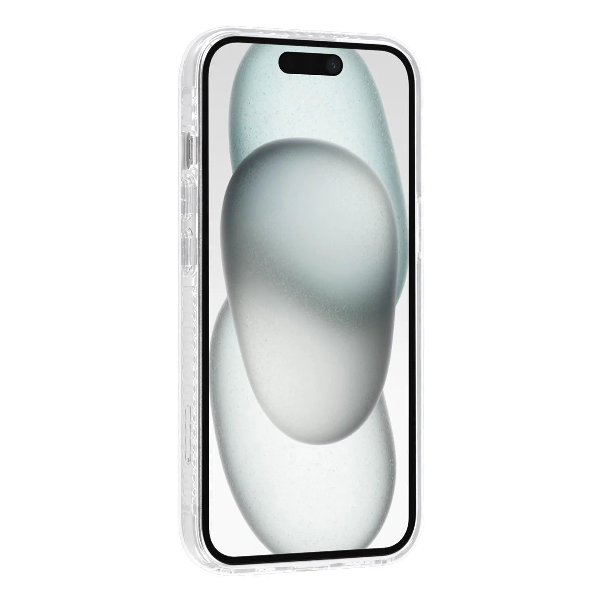 Tuniq iPhone 15 - Σκληρή Θήκη με Πλαίσιο Σιλικόνης - Σχέδιο Μάρμαρο - Γκρί