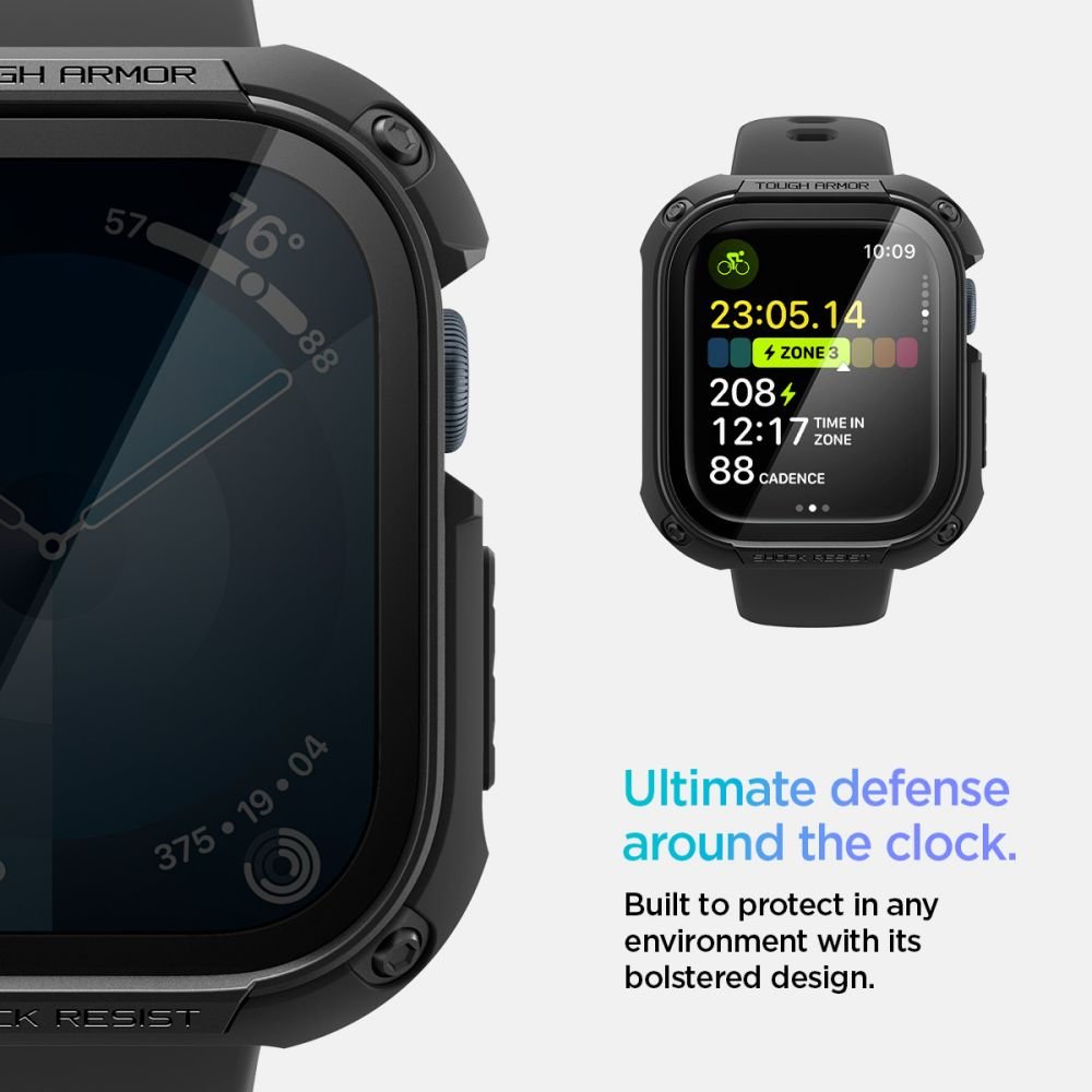 Spigen Θήκη Apple Watch 10/11 - 46mm Tough Armor - Black