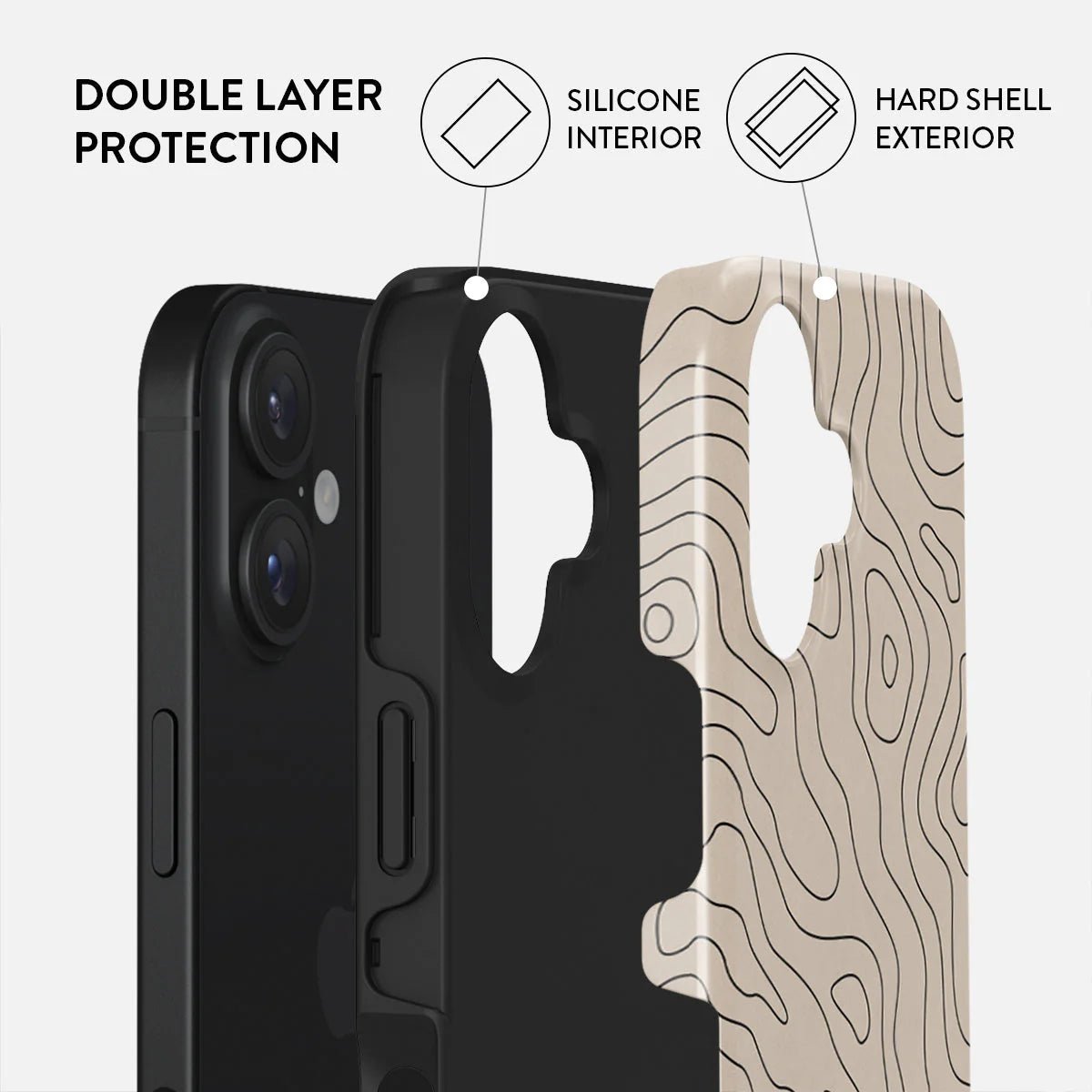 Burga iPhone 16 Plus Fashion Tough MagSafe Σκληρή Θήκη με MagSafe - Wild Terrain
