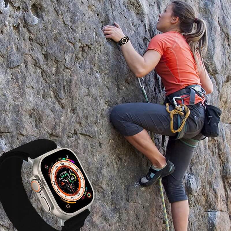 Tech - Protect Λουράκι Apple Watch 8/9/10/11 - SE (1/2/3) - Ultra (1/2/3) – 44/45/46/49mm Nylon Pro - Black