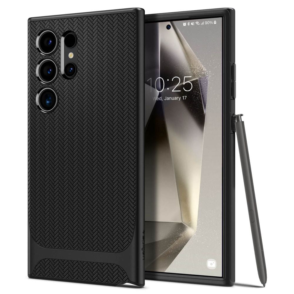 Spigen Samsung Galaxy S24 Ultra Neo Hybrid Θήκη με Σκληρό Πλαίσιο - Black