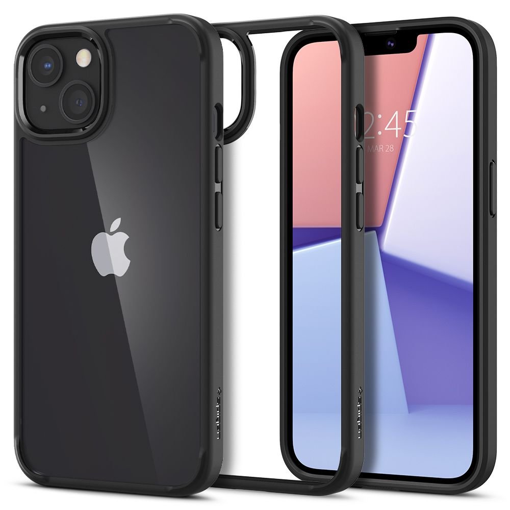 Spigen iPhone 13 Ultra Hybrid Σκληρή Θήκη με Πλαίσιο Σιλικόνης - Matte Black