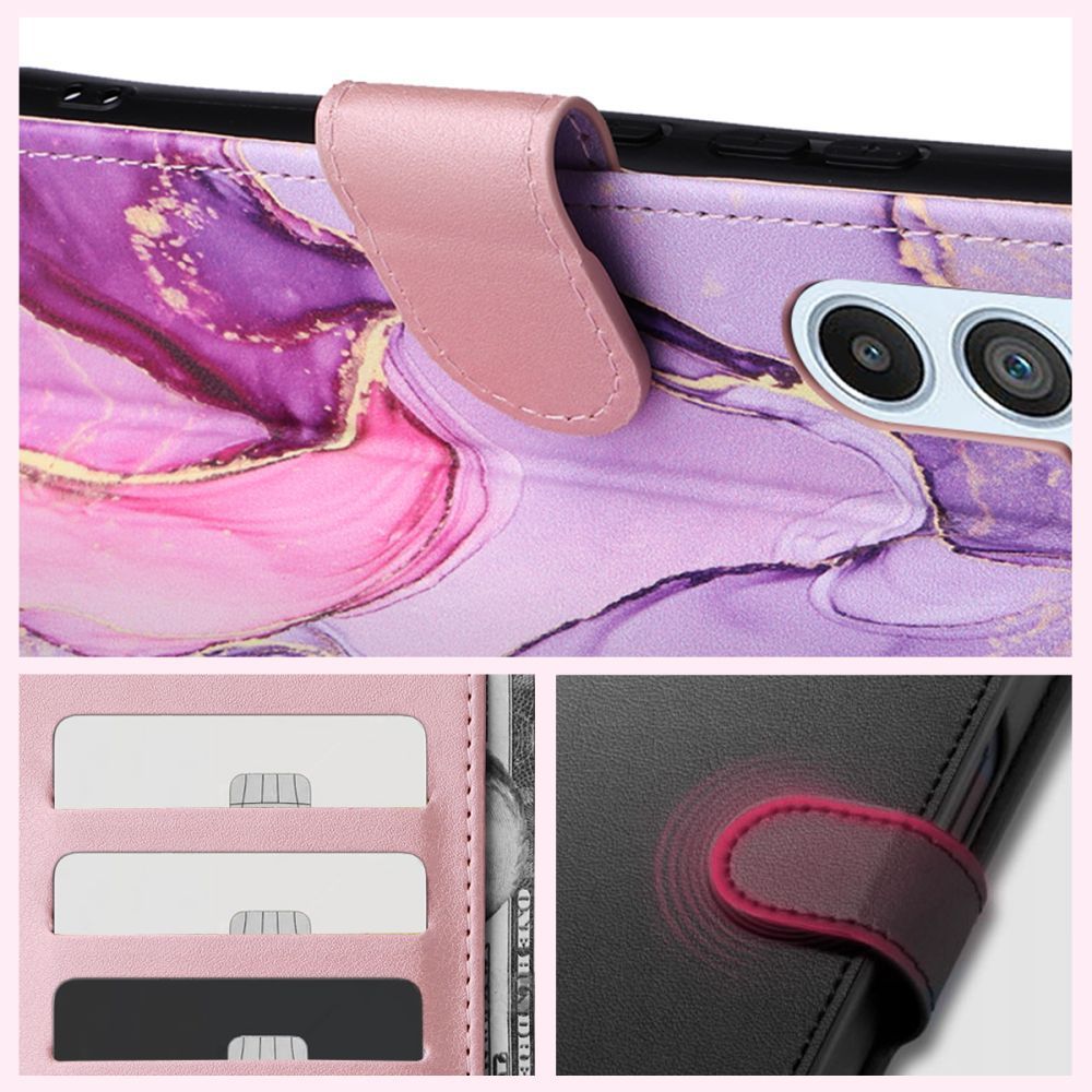 Tech - Protect Samsung Galaxy A25 5G Θήκη Πορτοφόλι Stand από Δερματίνη - Marble
