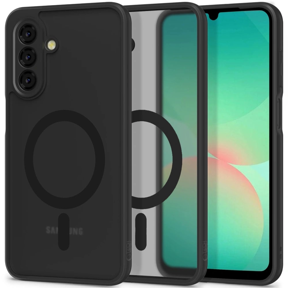 Tech - Protect Samsung Galaxy A26 5G MagMat Σκληρή Θήκη με Πλαίσιο Σιλικόνης και MagSafe - Matte Black