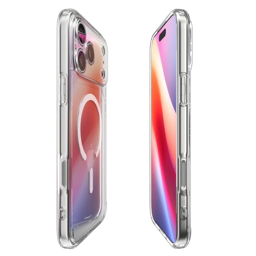 Spigen iPhone 17 Pro Max - Ultra Hybrid Mag - Σκληρή Θήκη με Πλαίσιο Σιλικόνης Και MagSafe - Clear / White