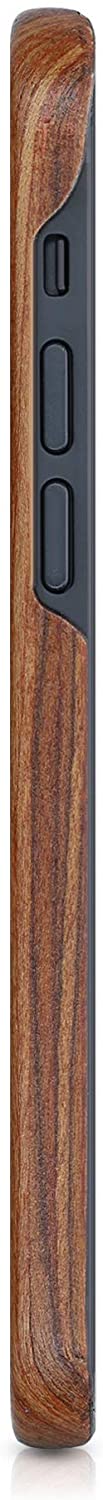 Kalibri iPhone 12 / iPhone 12 Pro Σκληρή Θήκη από Φυσικό Ξύλο - Brown - 53047.05
