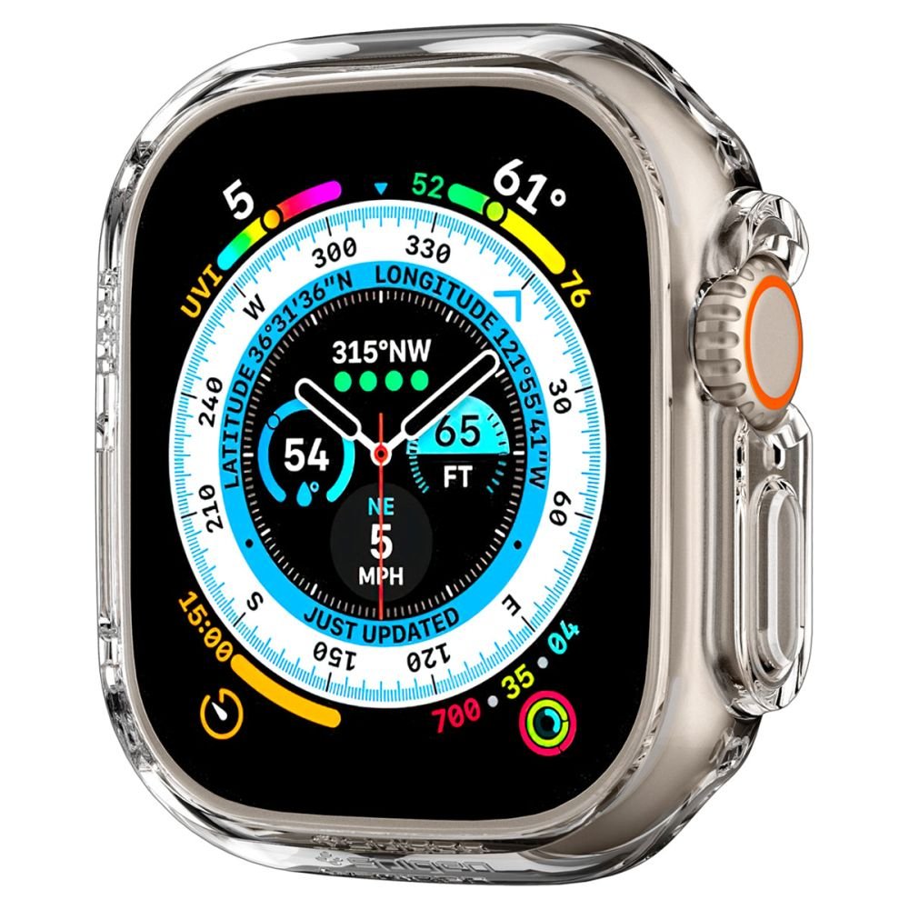 Spigen Θήκη Apple Watch Ultra (1/2/3) - 49mm Thin Fit - Διάφανη