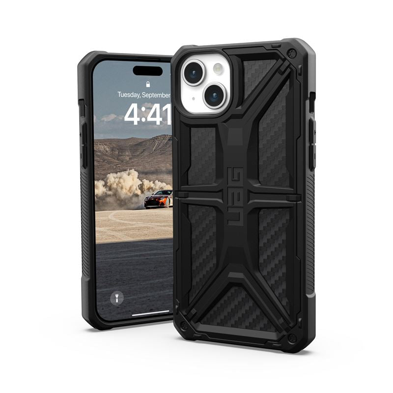 UAG iPhone 15 Plus Monarch Series Σκληρή Θήκη - Carbon Fiber