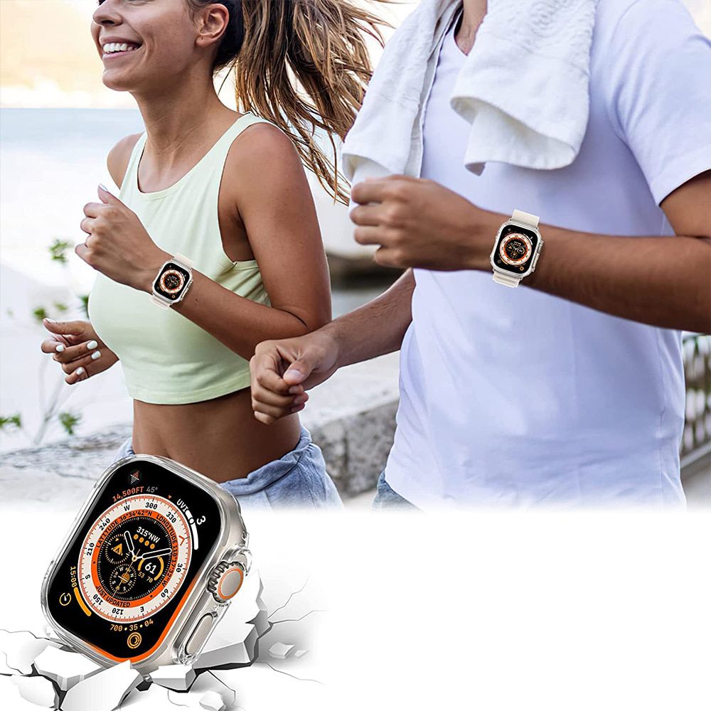 Tech - Protect Θήκη Apple Watch Ultra (1/2/3) - 49mm Defense 360 με Προστασία Οθόνης - Clear