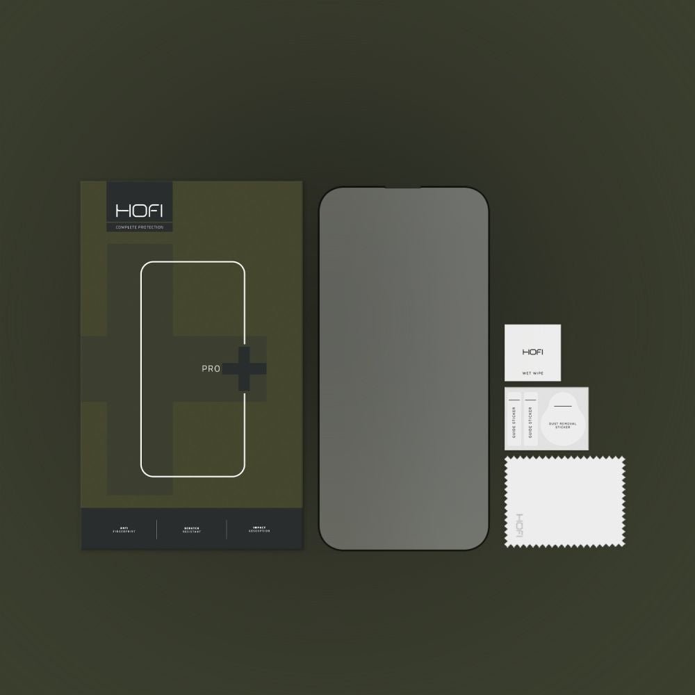 Hofi iPhone 14 Pro Glass + 0.3mm 2.5D 9H Full Screen Tempered Glass Αντιχαρακτικό Γυαλί Οθόνης - Black