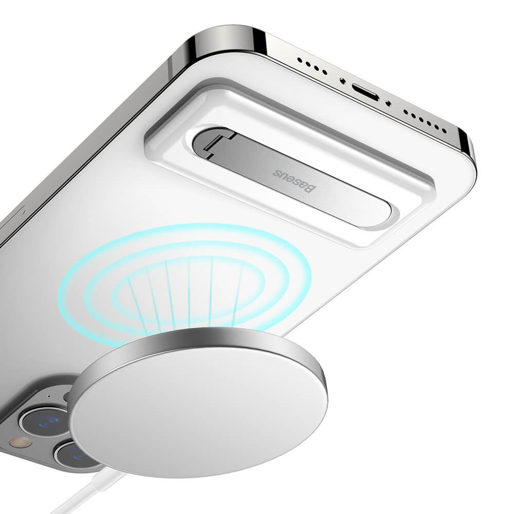 Baseus Self - Adhesive Foldable Phone Holder - Αυτοκόλλητο Stand Κινητού - White - LUXZ000002