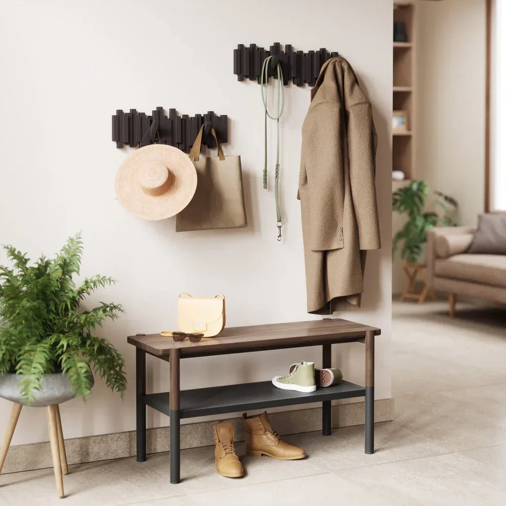 Umbra Sticks - Επιτοίχια Πλαστική Κρεμάστρα με 5 Γάντζους - Espresso