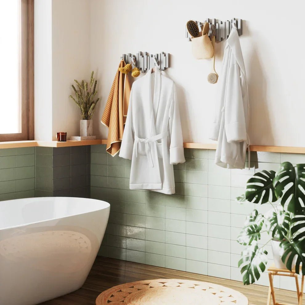 Umbra Sticks - Επιτοίχια Πλαστική Κρεμάστρα με 5 Γάντζους - Grey