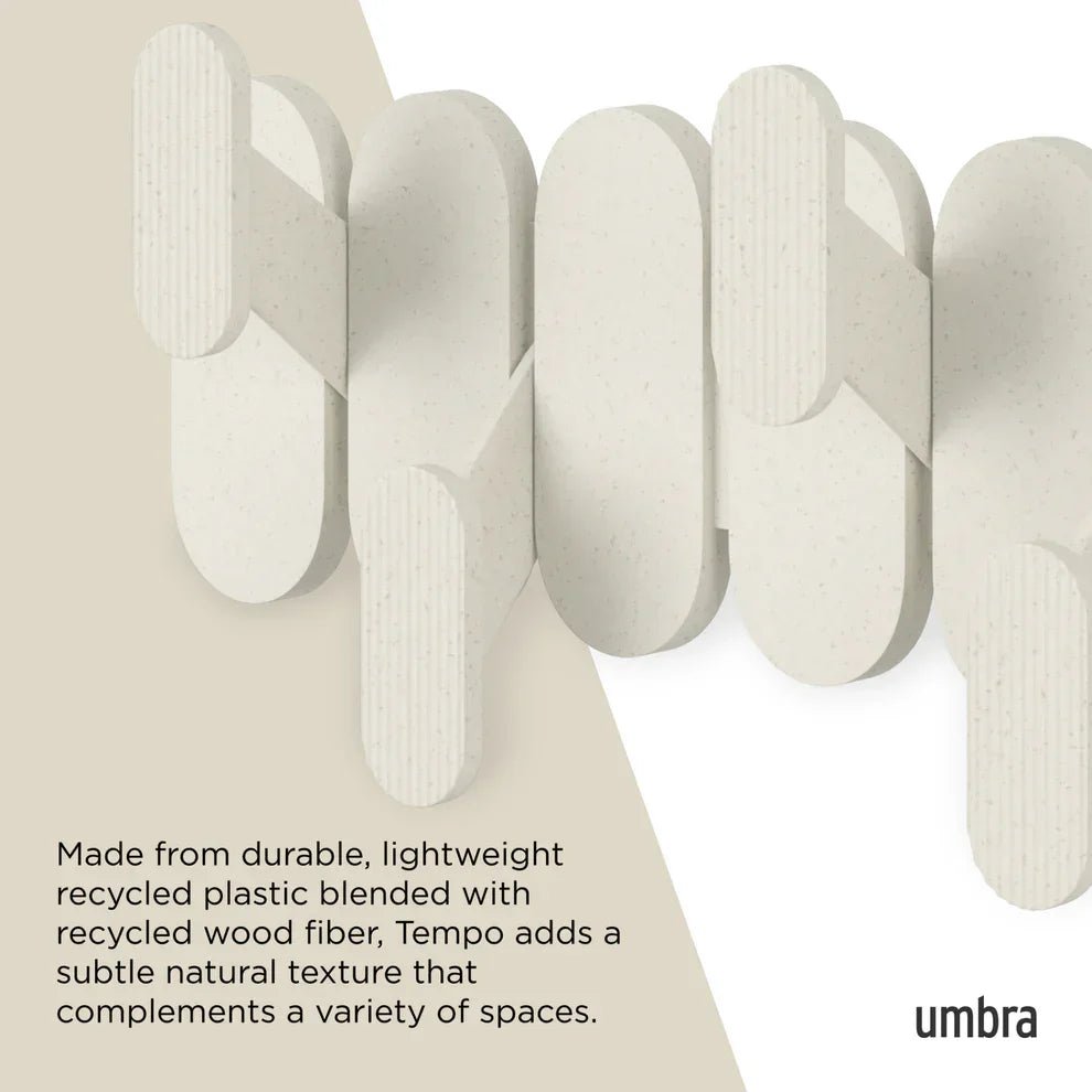 Umbra Tempo - Επιτοίχια Κρεμάστρα με 6 Γάντζους - Sand