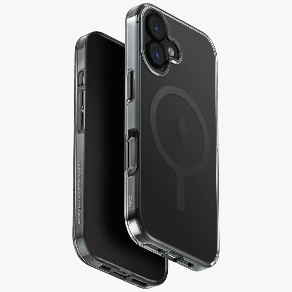 Uniq iPhone 17 - Clario MagClick Charging - Σκληρή Θήκη με Πλαίσιο Σιλικόνης και MagSafe - Black