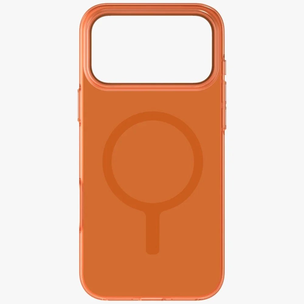 Uniq iPhone 17 Pro Max - Clario MagClick Charging - Σκληρή Θήκη με Πλαίσιο Σιλικόνης και MagSafe - Orange