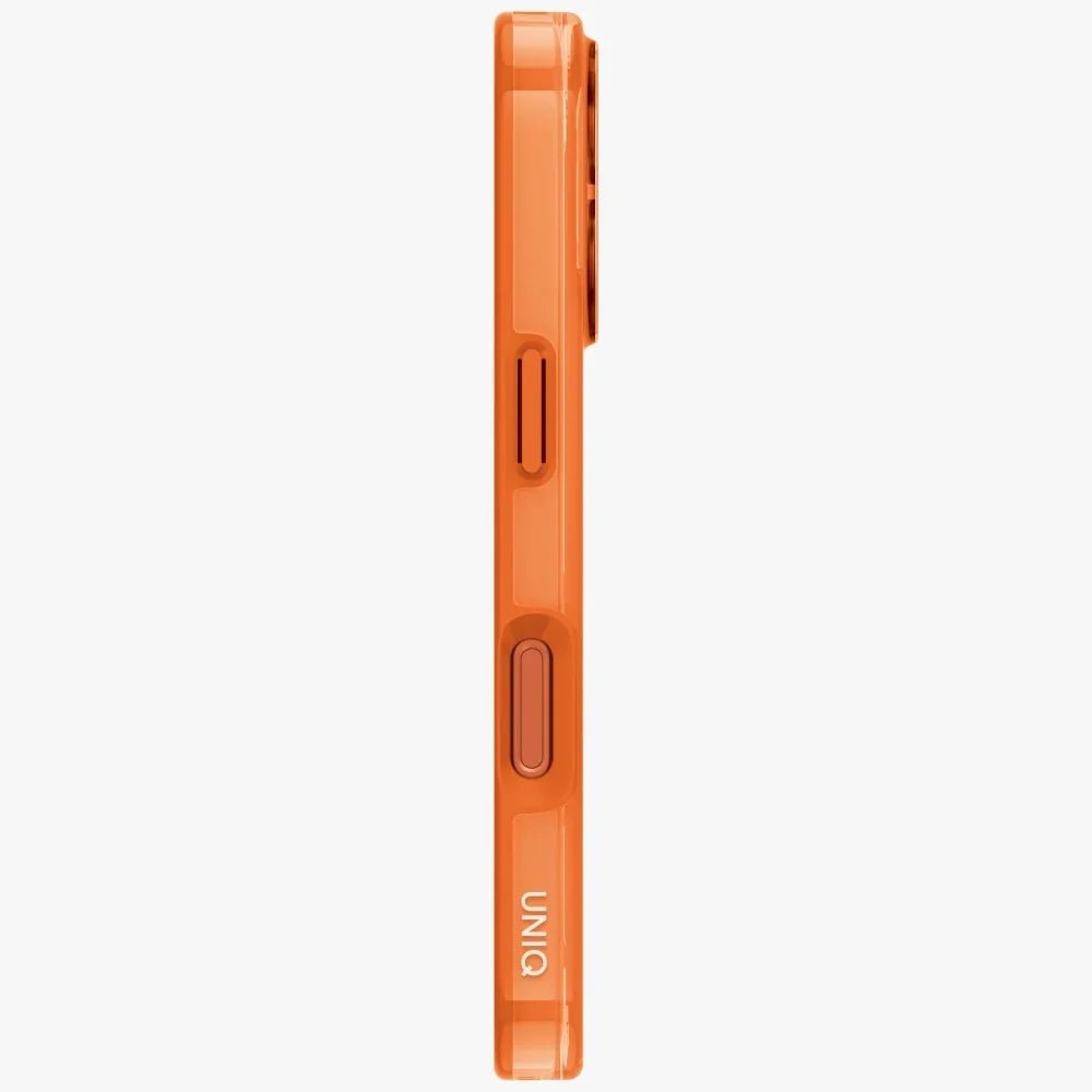 Uniq iPhone 17 Pro Max - Clario MagClick Charging - Σκληρή Θήκη με Πλαίσιο Σιλικόνης και MagSafe - Orange