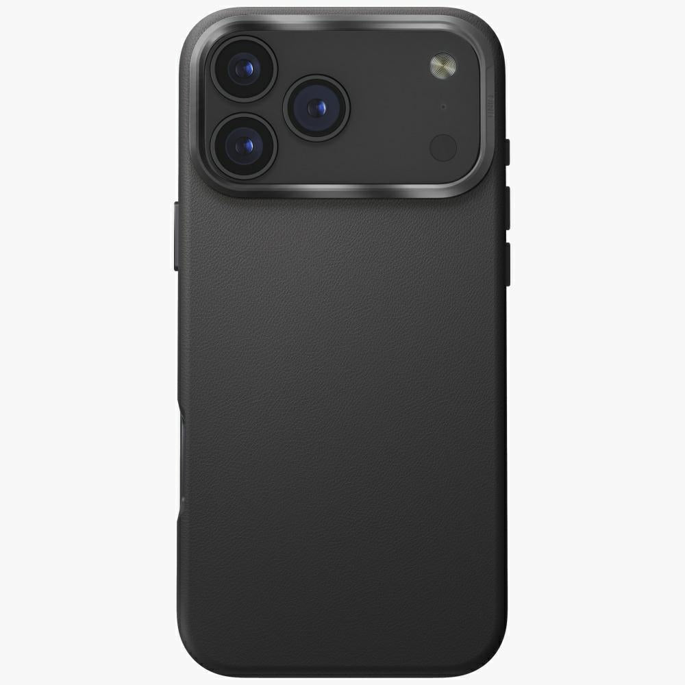 Uniq iPhone 17 Pro Max - Σκληρή Θήκη με Επένδυση Συνθετικού Δέρματος και MagSafe - Lyden MagClick - Black