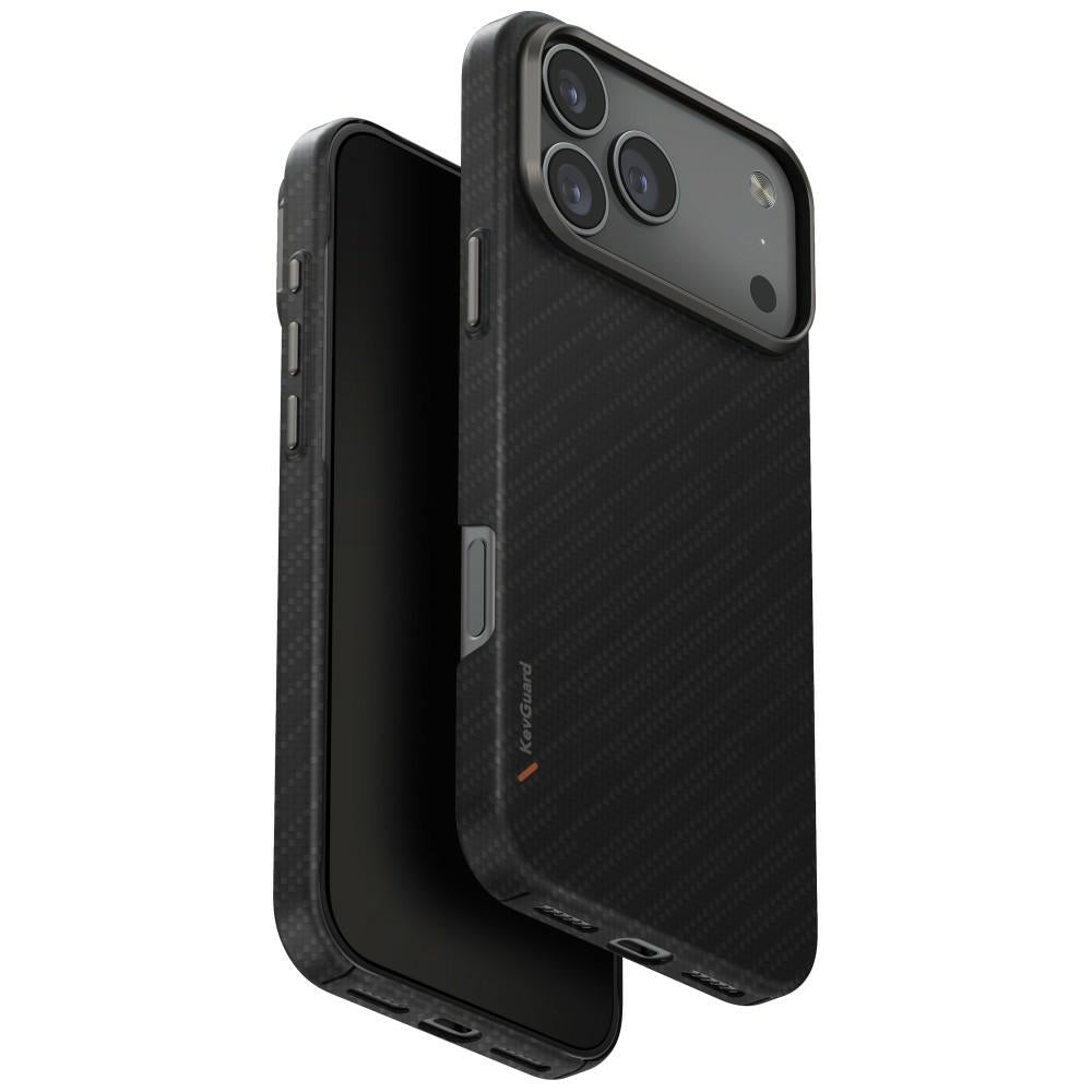 Uniq iPhone 17 Pro Max - Σκληρή Θήκη με Πλαίσιο Σιλικόνης και MagSafe - Keva EDGE Magclick - Black