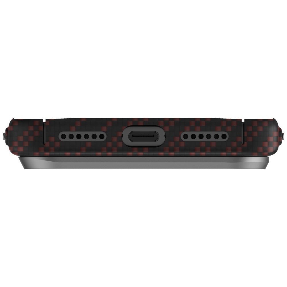 Uniq iPhone 17 Pro Max - Σκληρή Θήκη με Πλαίσιο Σιλικόνης και MagSafe - Keva EDGE Magclick - Orange