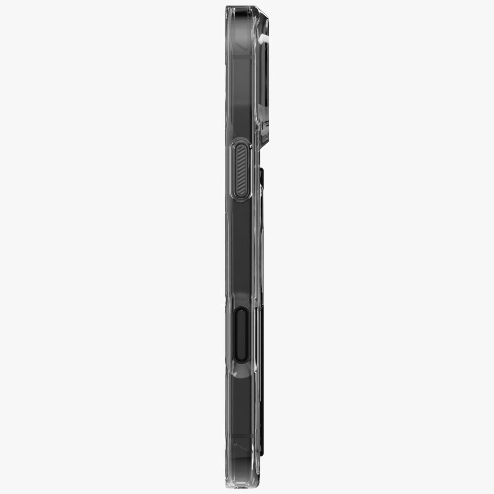 Uniq iPhone 17 Pro Max - Σκληρή Θήκη με Πλαίσιο Σιλικόνης με MagSafe και Eνσωματωμένη Λαβή FlexGrip - Heldro Air - Black