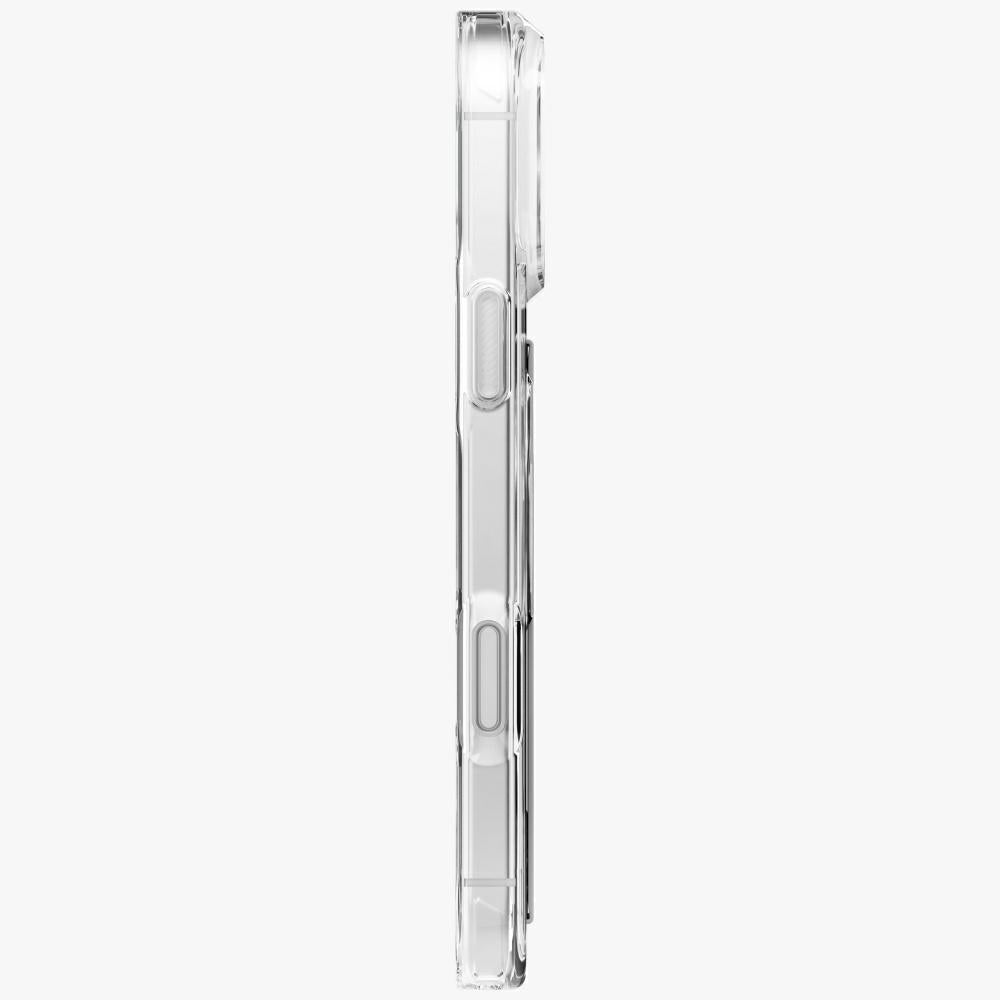 Uniq iPhone 17 Pro Max - Σκληρή Θήκη με Πλαίσιο Σιλικόνης με MagSafe και Eνσωματωμένη Λαβή FlexGrip - Heldro Air - Clear