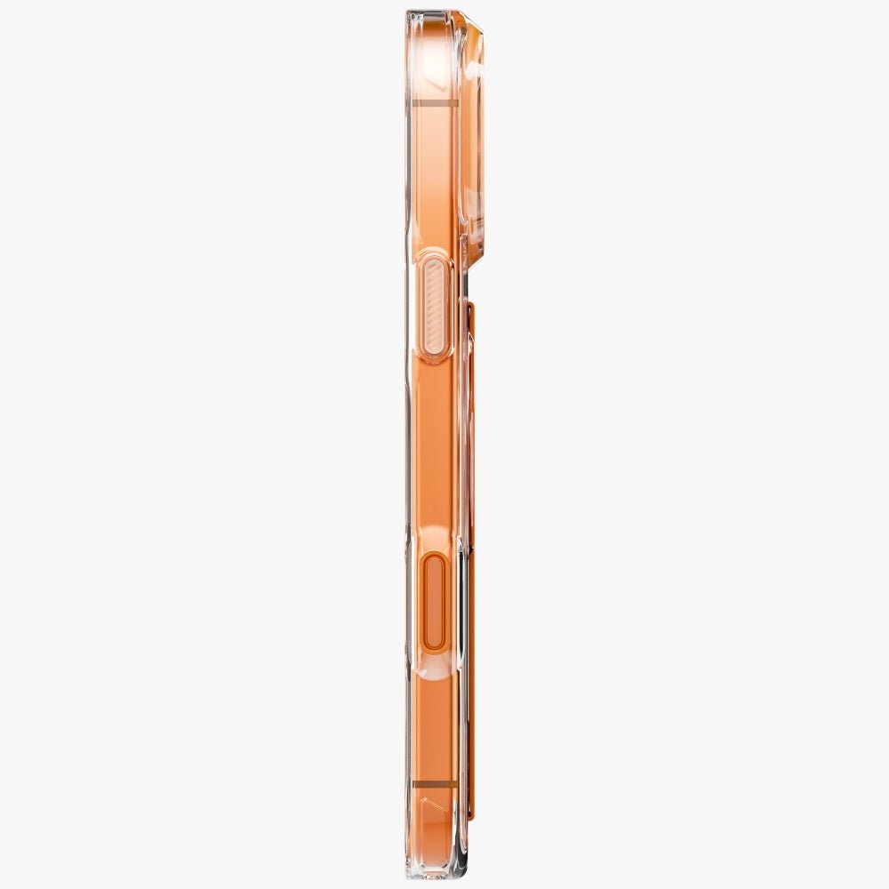 Uniq iPhone 17 Pro Max - Σκληρή Θήκη με Πλαίσιο Σιλικόνης με MagSafe και Eνσωματωμένη Λαβή FlexGrip - Heldro Air - Orange