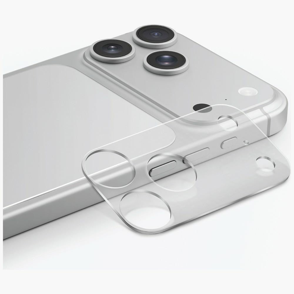 Uniq iPhone 17 Pro - Σετ με 1 Προστατευτικό Πλαισίου Κάμερας Χωρίς Προστασία Φακών και 1 Προστατευτικό για το Πίσω Μέρος Optix Aeroshield+ - Διάφανα