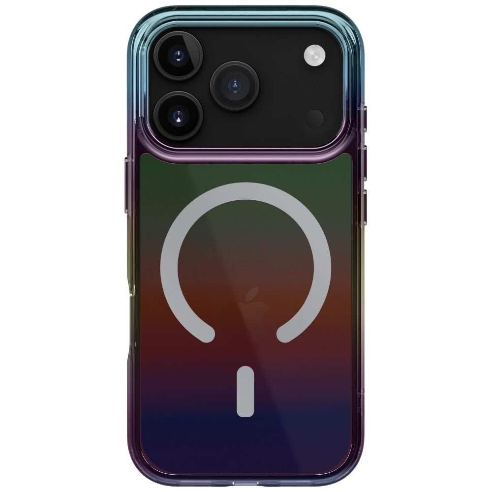 Uniq iPhone 17 Pro - Σκληρή Θήκη με Πλαίσιο Σιλικόνης και MagSafe - Iridescia Magclick - Midnight Quartz
