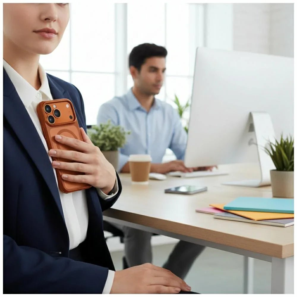 Uniq iPhone 17 Pro - Veren MagClick Charging - Σκληρή Θήκη με Πλαίσιο Σιλικόνης - Orange
