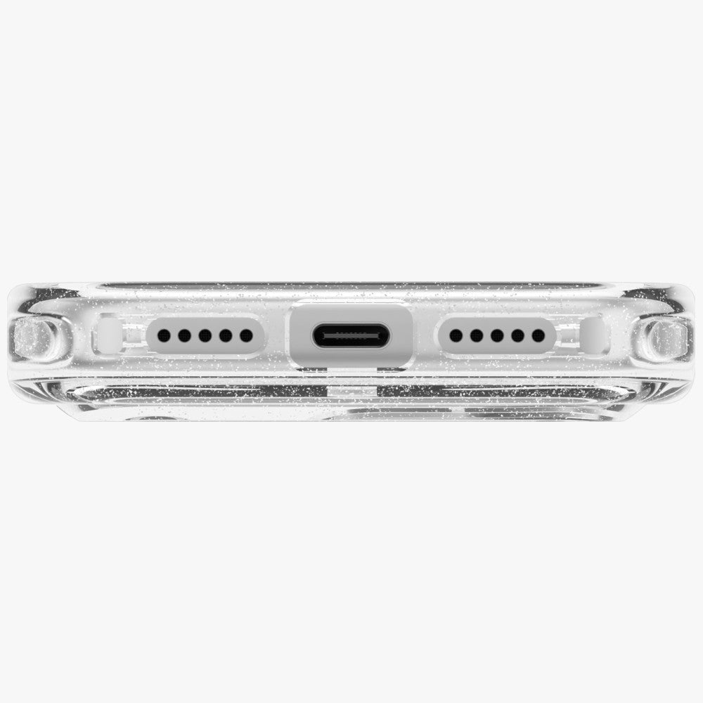 Uniq iPhone 18 Pro / iPhone 17 Pro - Σκληρή Θήκη με Πλαίσιο Σιλικόνης και MagSafe - LifePro Xtreme - Tinsel Clear