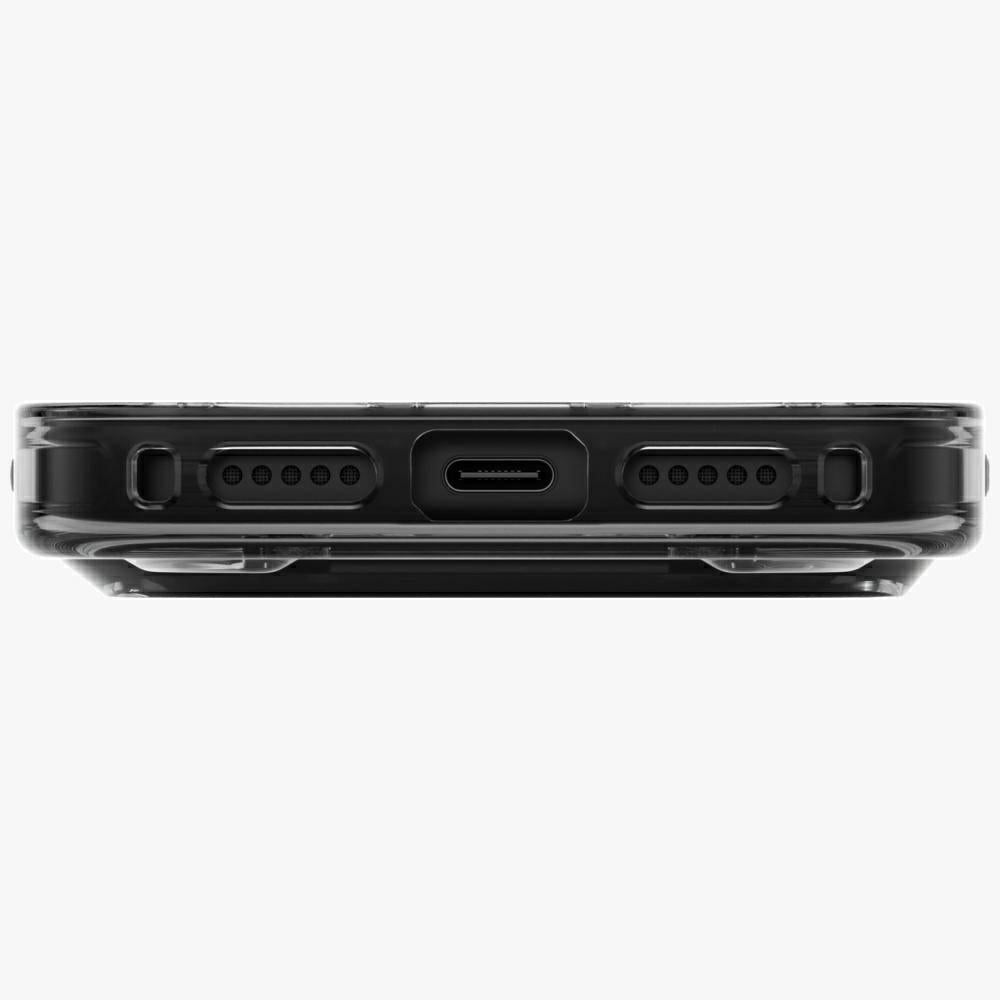 Uniq iPhone 18 Pro / iPhone 17 Pro - Σκληρή Θήκη με Πλαίσιο Σιλικόνης MagSafe και Ενσωματωμένη Λαβή FlexGrip - Heldro Air - Tinted Smoke