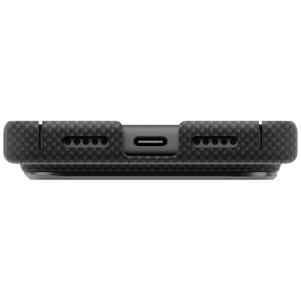 Uniq iPhone 18 Pro / iPhone 17 Pro - Σκληρή Θήκη με Πλαίσιο Σιλικόνης MagSafe - Keva EDGE Magclick - Black